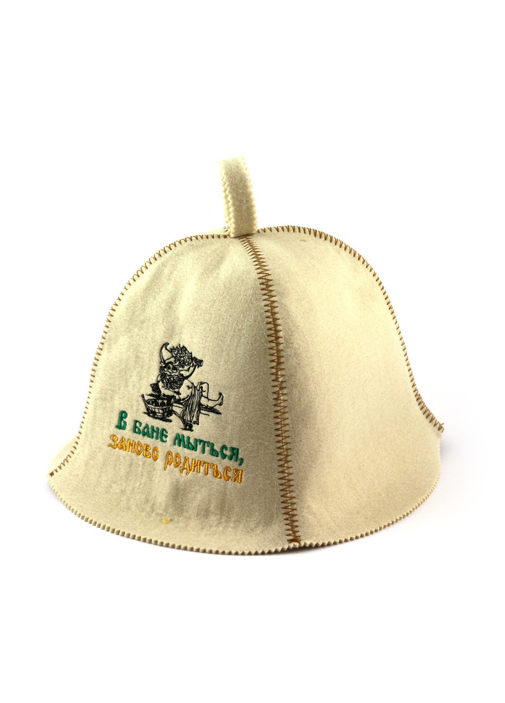 Шапка для сауны "В бане мыться - заново родиться" Luxyart (206021519)