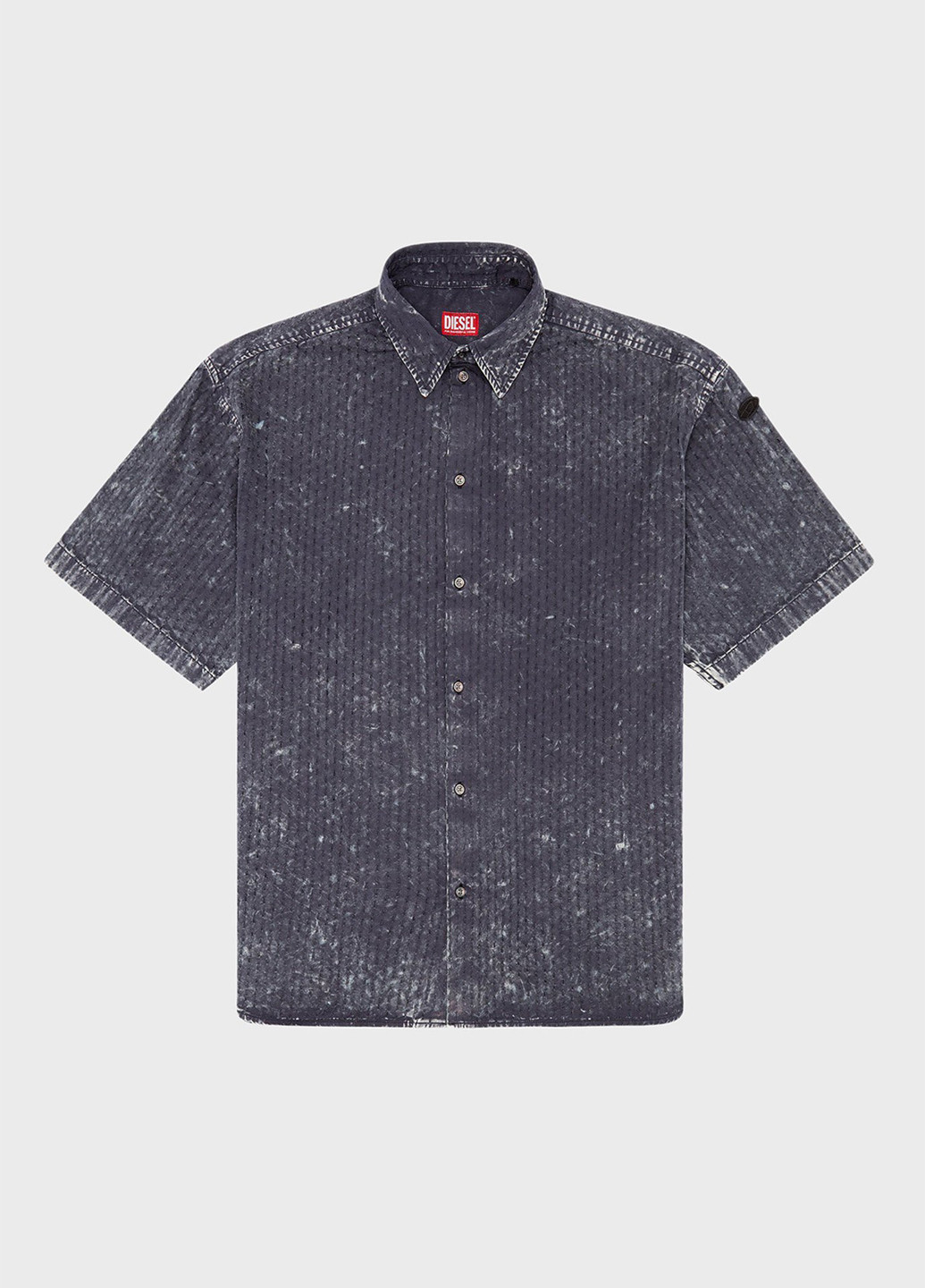 Серая кэжуал рубашка варенка Diesel