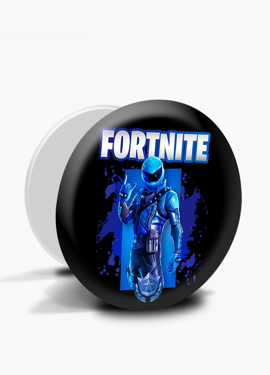 Попсокет (Popsockets) тримач для смартфону Фортнайт (Fortnite) (8754-1192) Чорний MobiPrint (216748585)