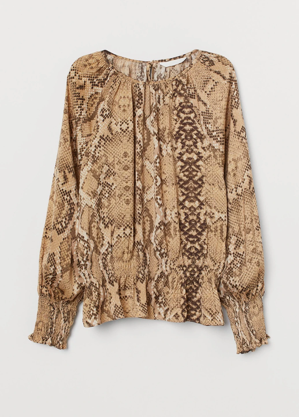 Світло-коричнева блуза H&M