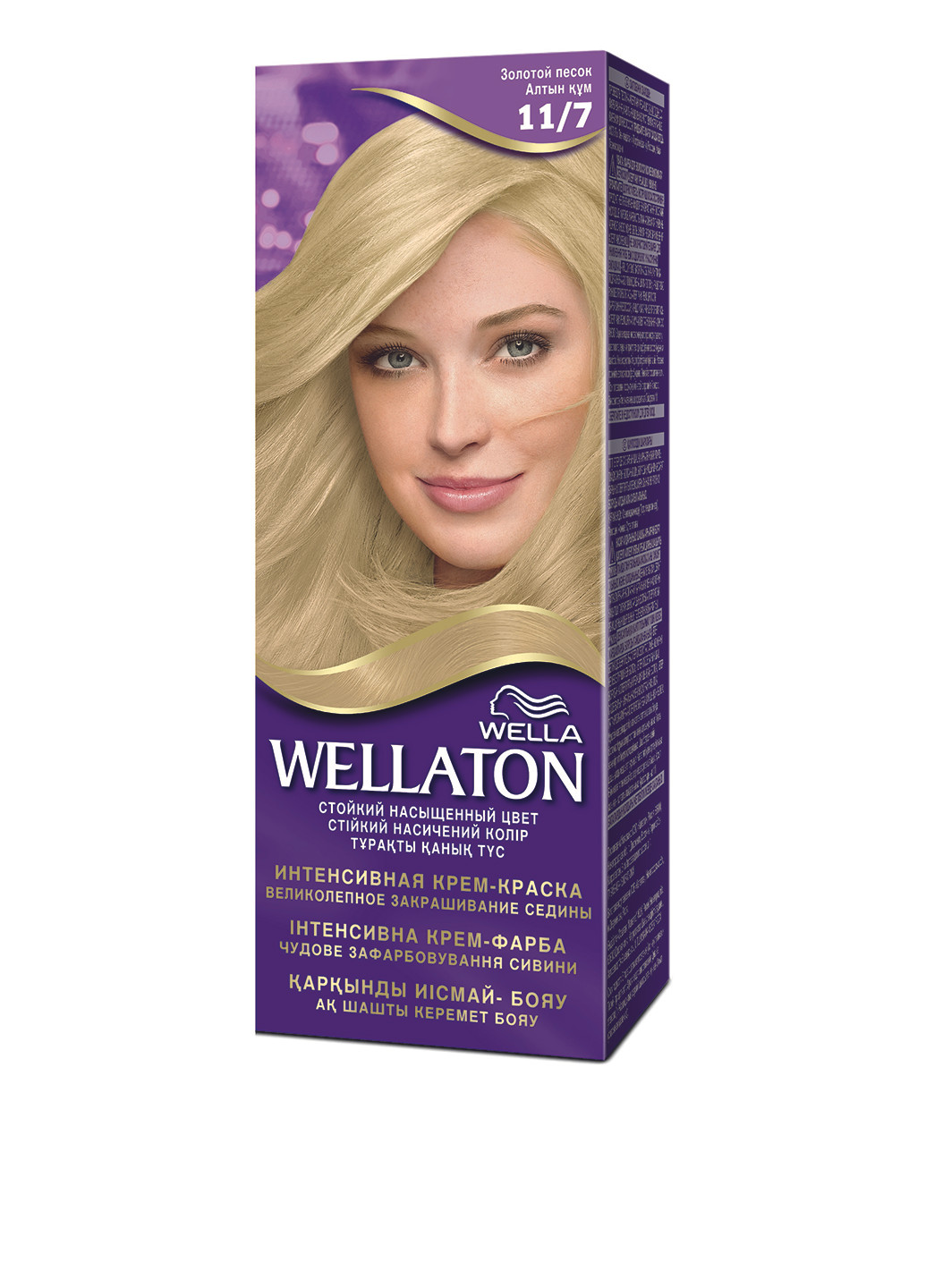 Крем-фарба для волосся стійка №11 / 7 Золотий пісок Wellaton (17071542)