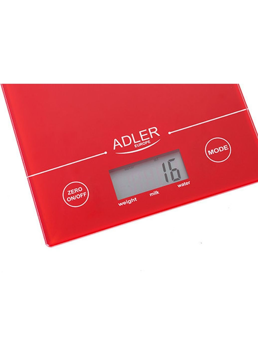 Весы кухонные AD-3138-Red 5 кг красные Adler (253616950)