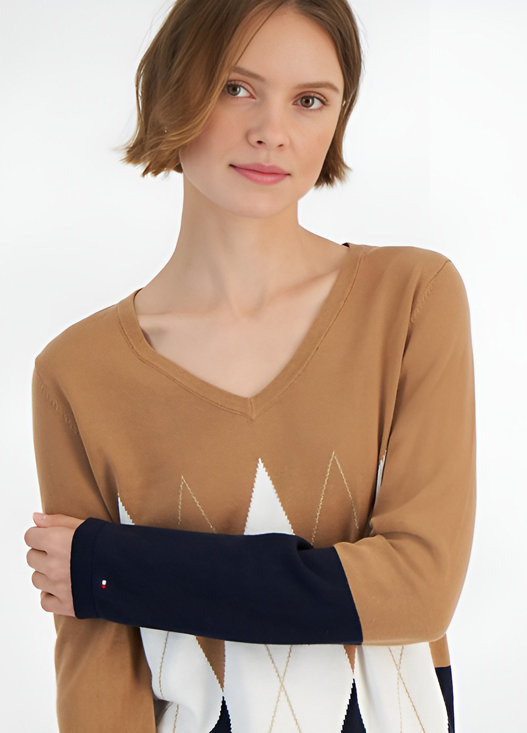 Коричневий демісезонний пуловер пуловер Tommy Hilfiger