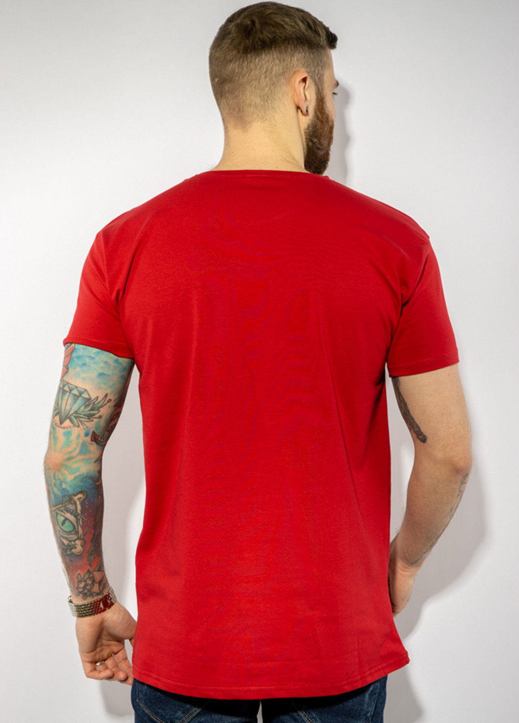 Бордовая футболка Time of Style