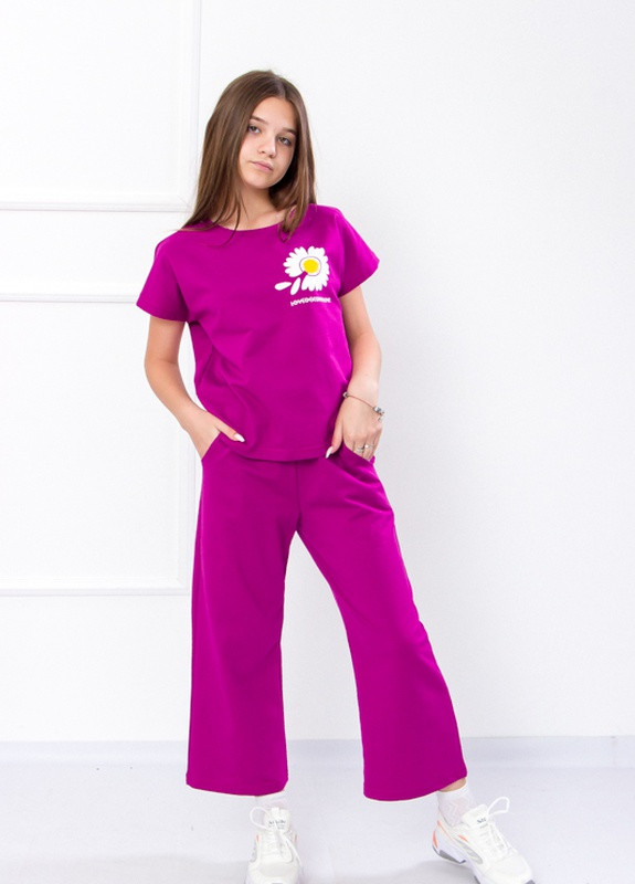 Фиолетовый костюм для девочки “ромашка” (подростковый) Носи своє 6251