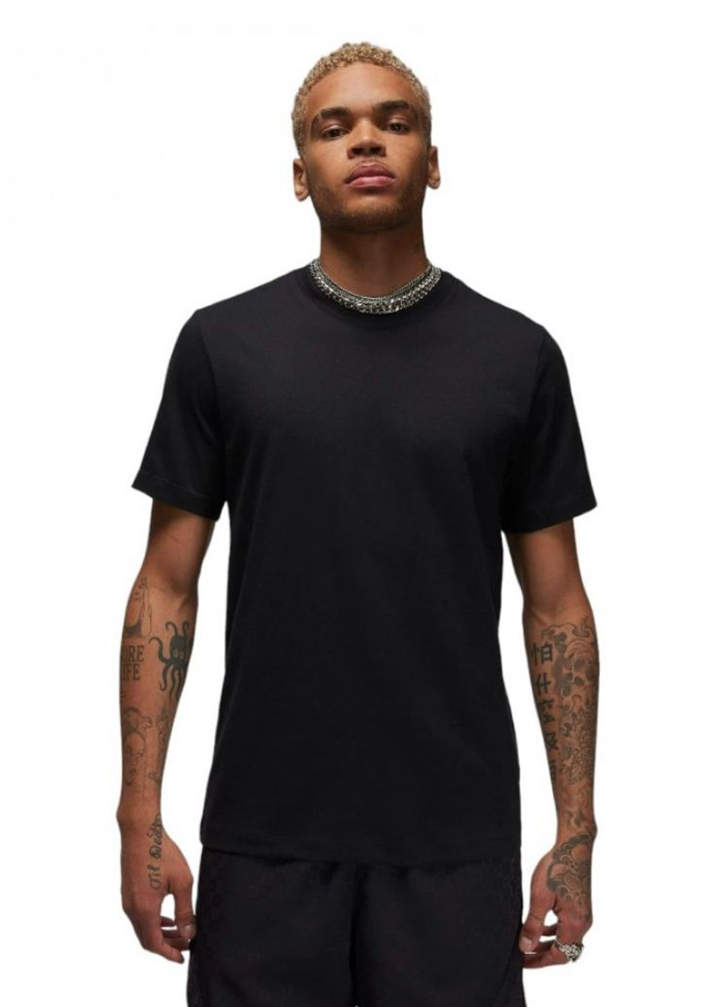 Чорна футболка aq2366-010 Nike Core Blank Short-Sleeve