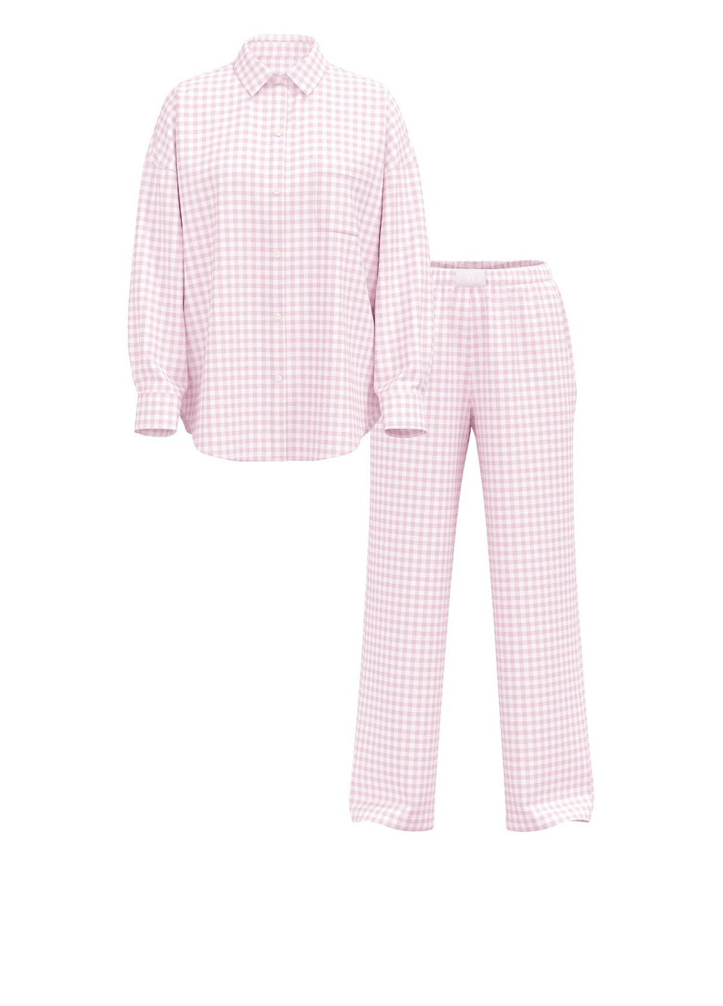 Рожева всесезон піжама (сорочка, штани) сорочка + брюки Victoria's Secret