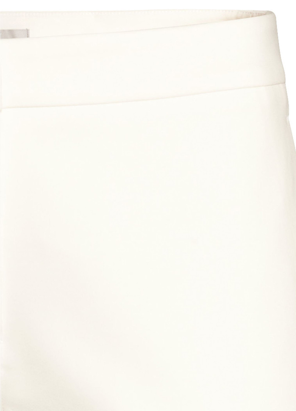 Молочные классические демисезонные зауженные брюки H&M