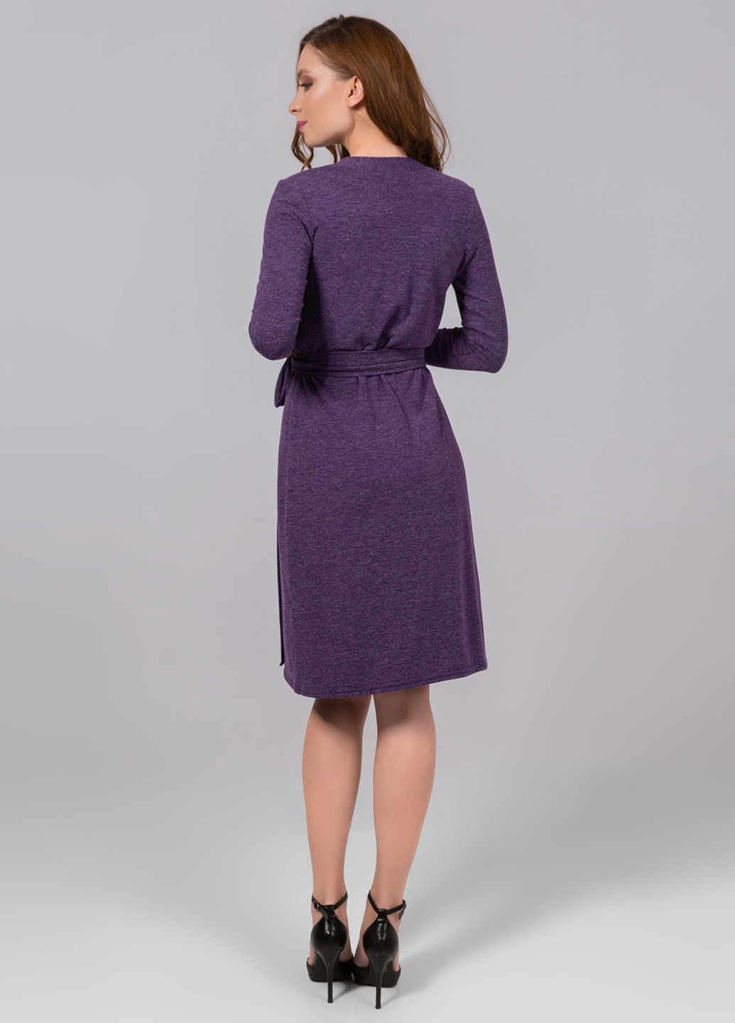 Фиолетовое кэжуал платье Azuri однотонное