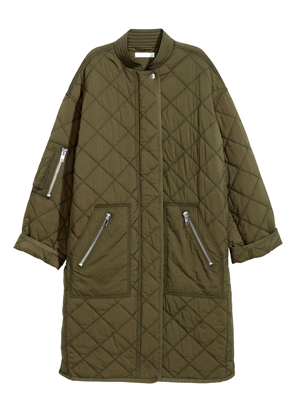 Оливкова (хакі) демісезонна куртка H&M