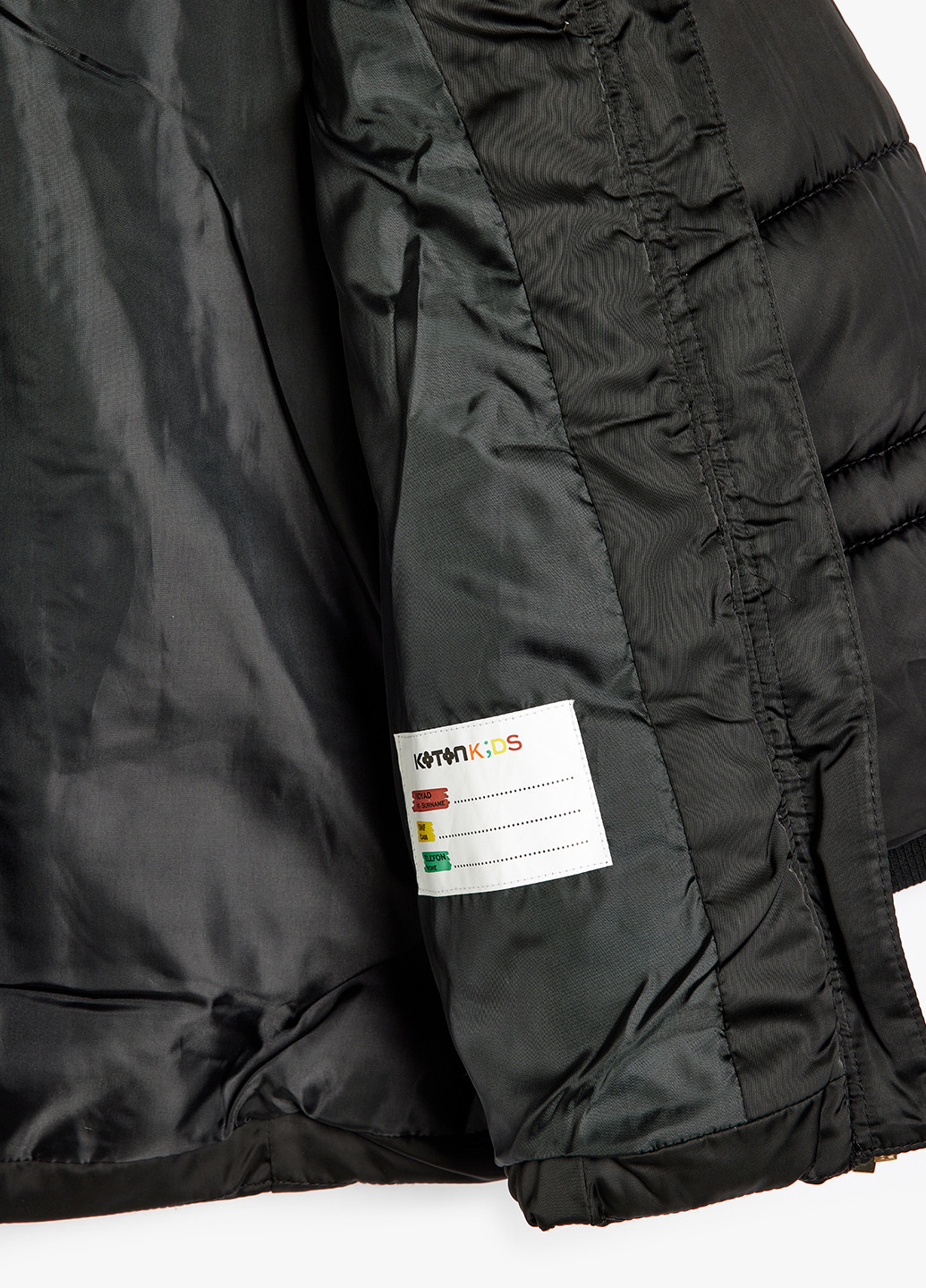 Черная демисезонная куртка KOTON
