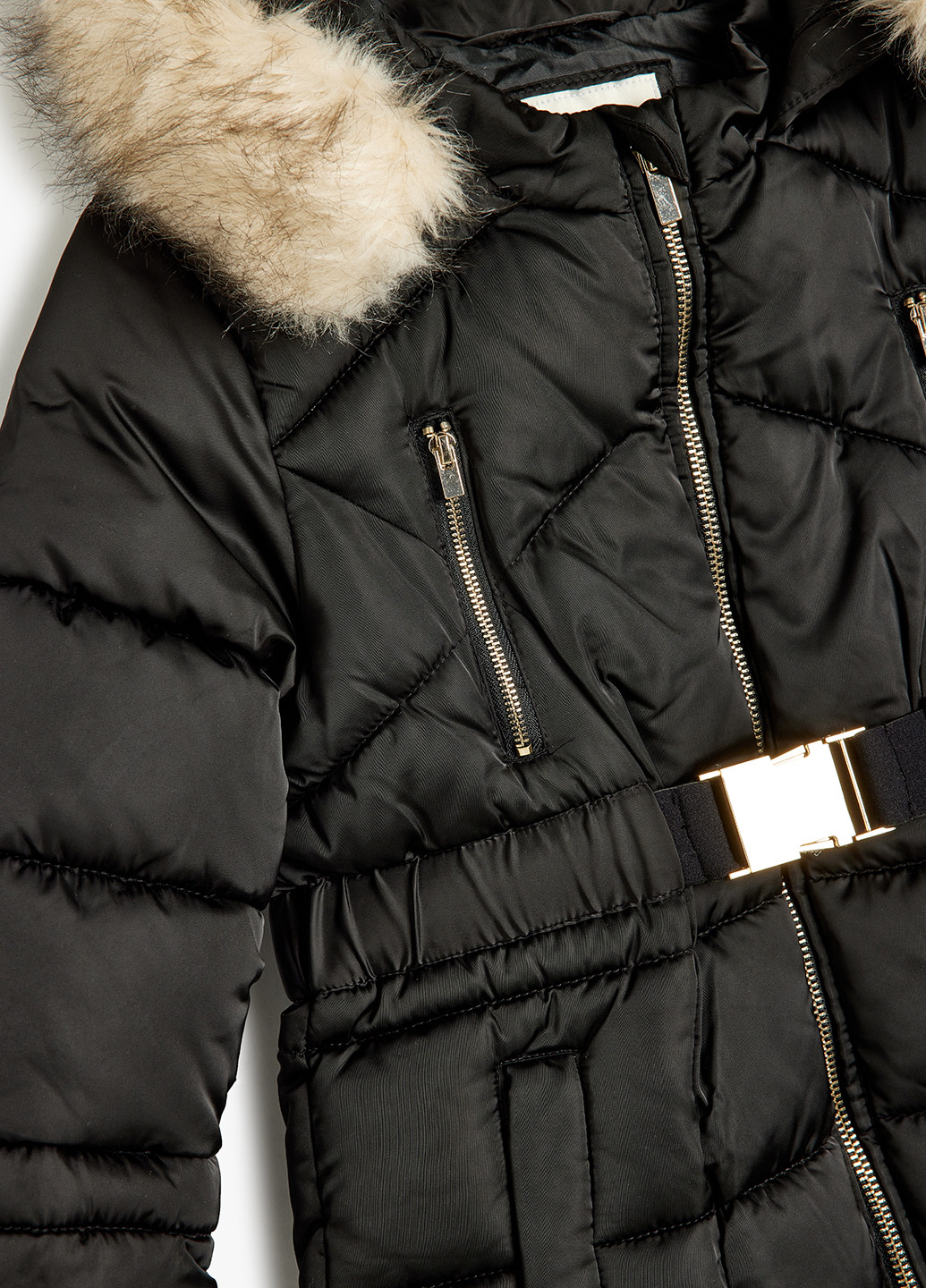 Черная демисезонная куртка KOTON