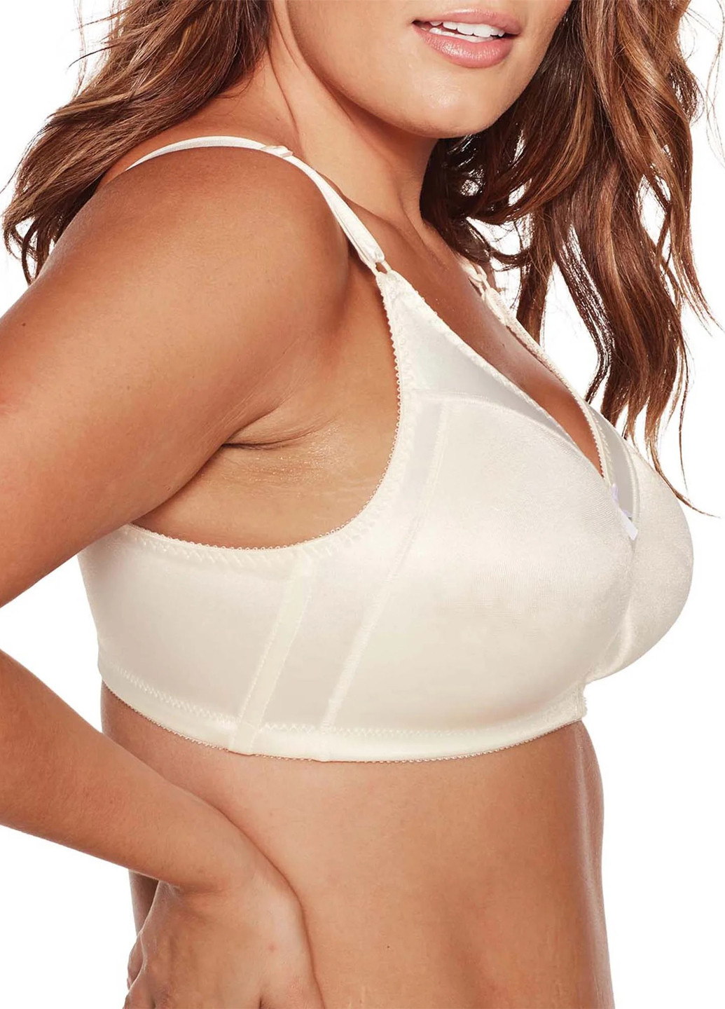 Білий мінімайзер бюстгальтер Bali з кісточками нейлон