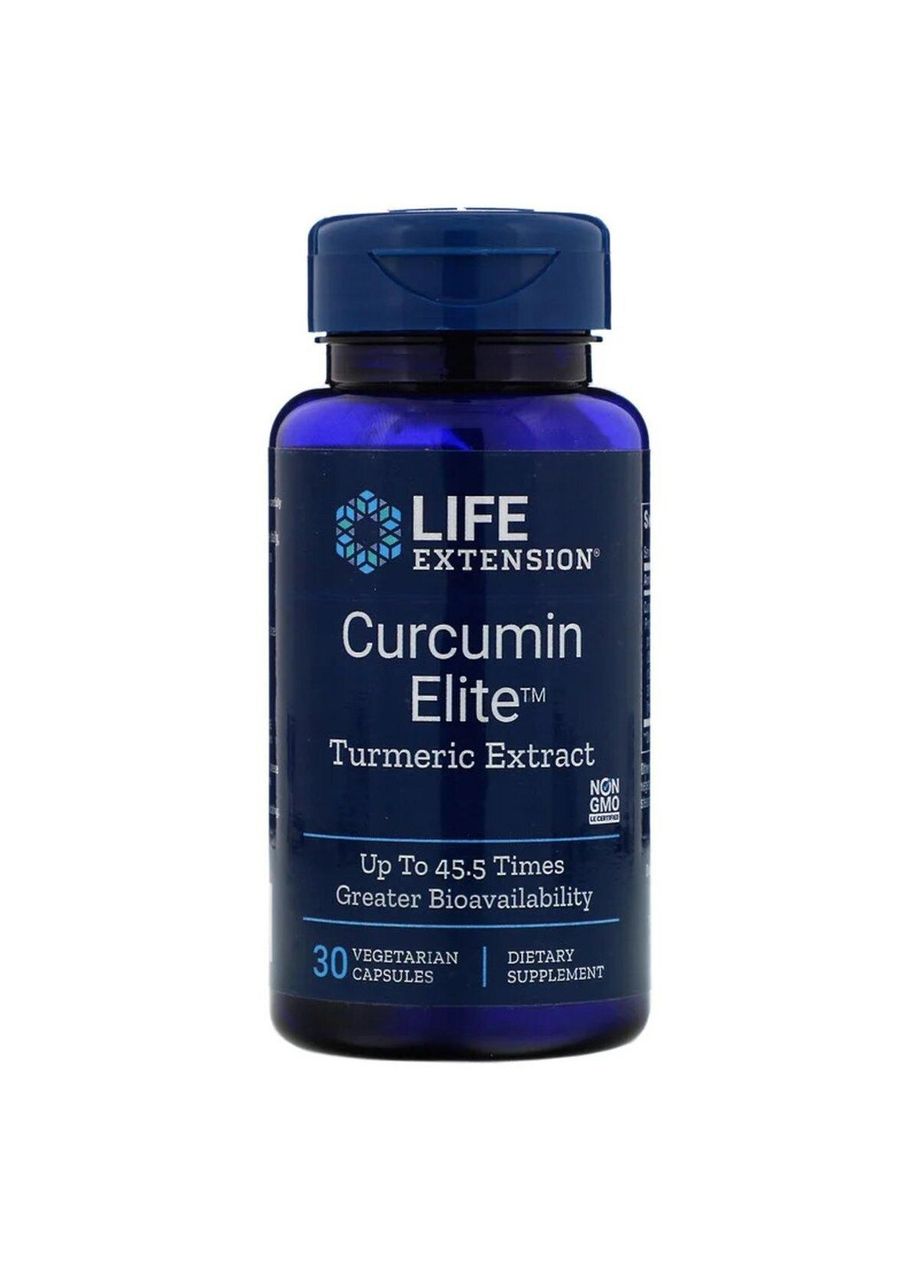 Екстракт куркуми, Curcumin Elite,, 30 рослинних капсул Life Extension (255410190)
