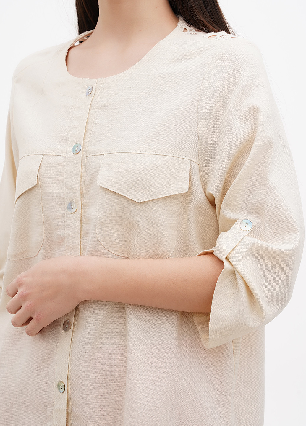 Молочная летняя блуза Ruta-S