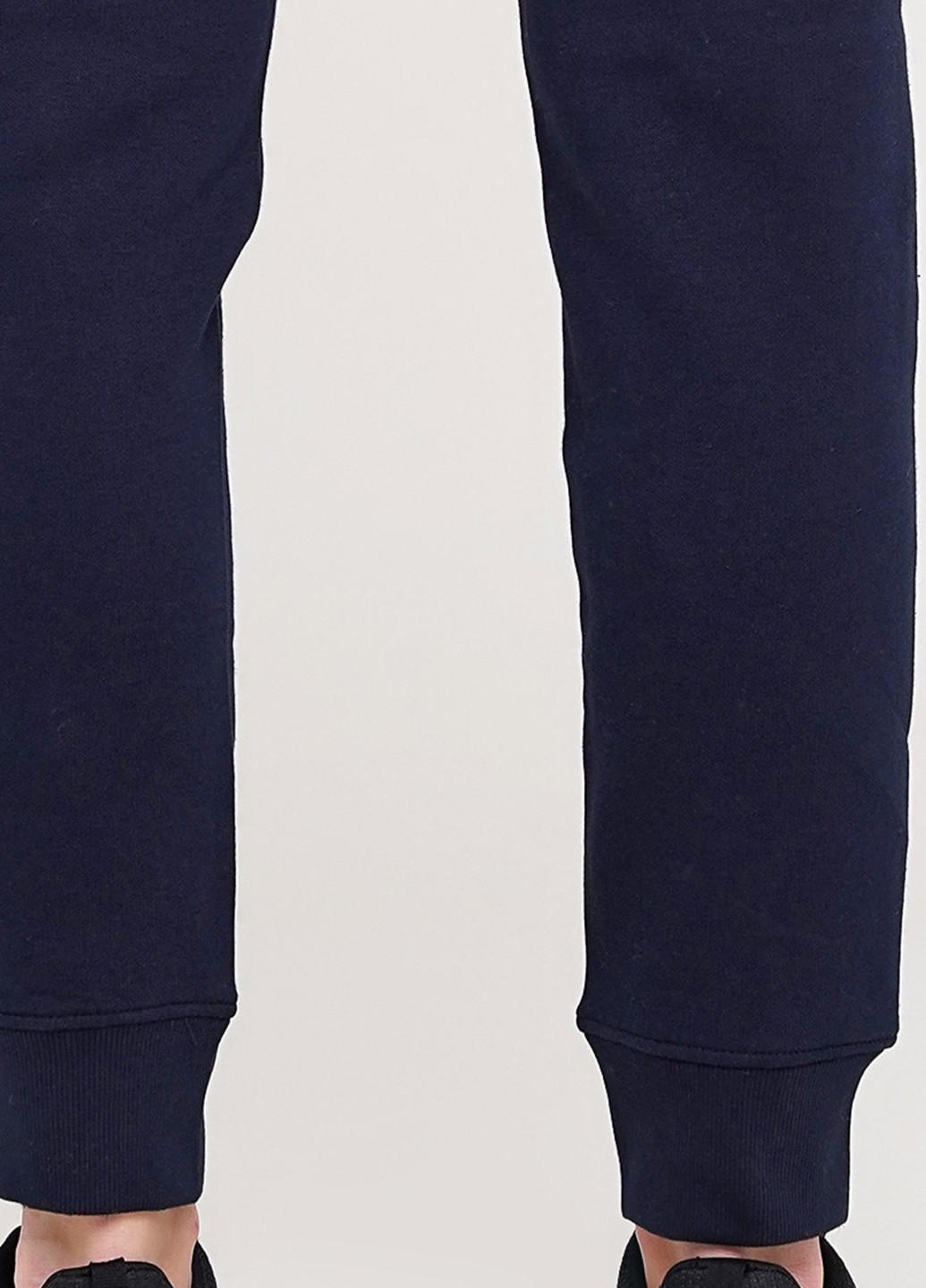 Темно-синие спортивные демисезонные джоггеры брюки Champion