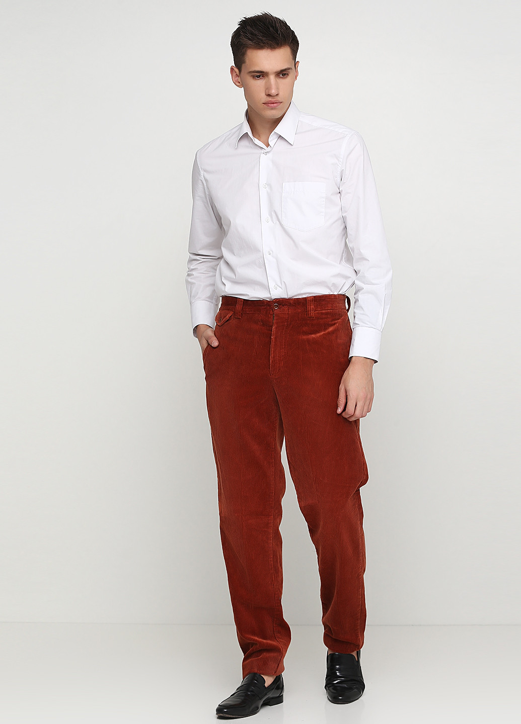 Терракотовые кэжуал демисезонные брюки Ralph Lauren