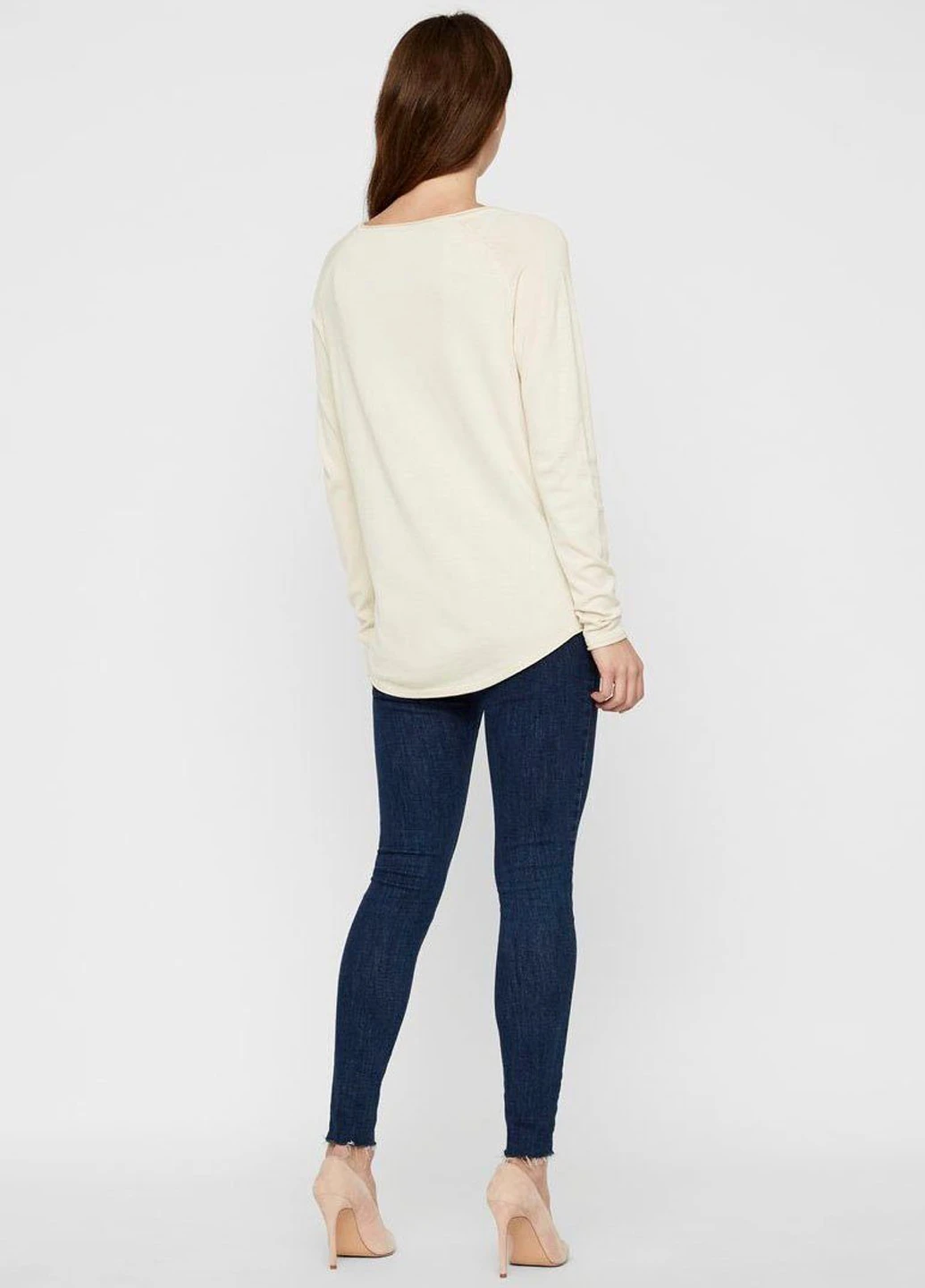 Молочний демісезонний светр Vero Moda