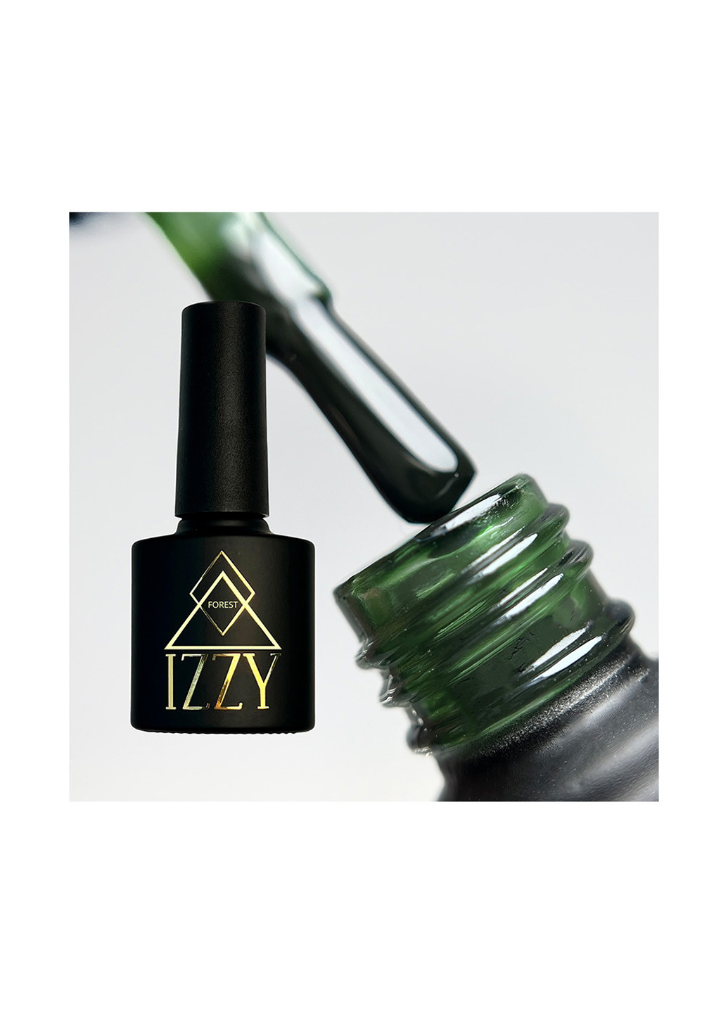Вітражний гель-лак Bloom Forest, темно-зелений, 10 г Izzy (363030599)