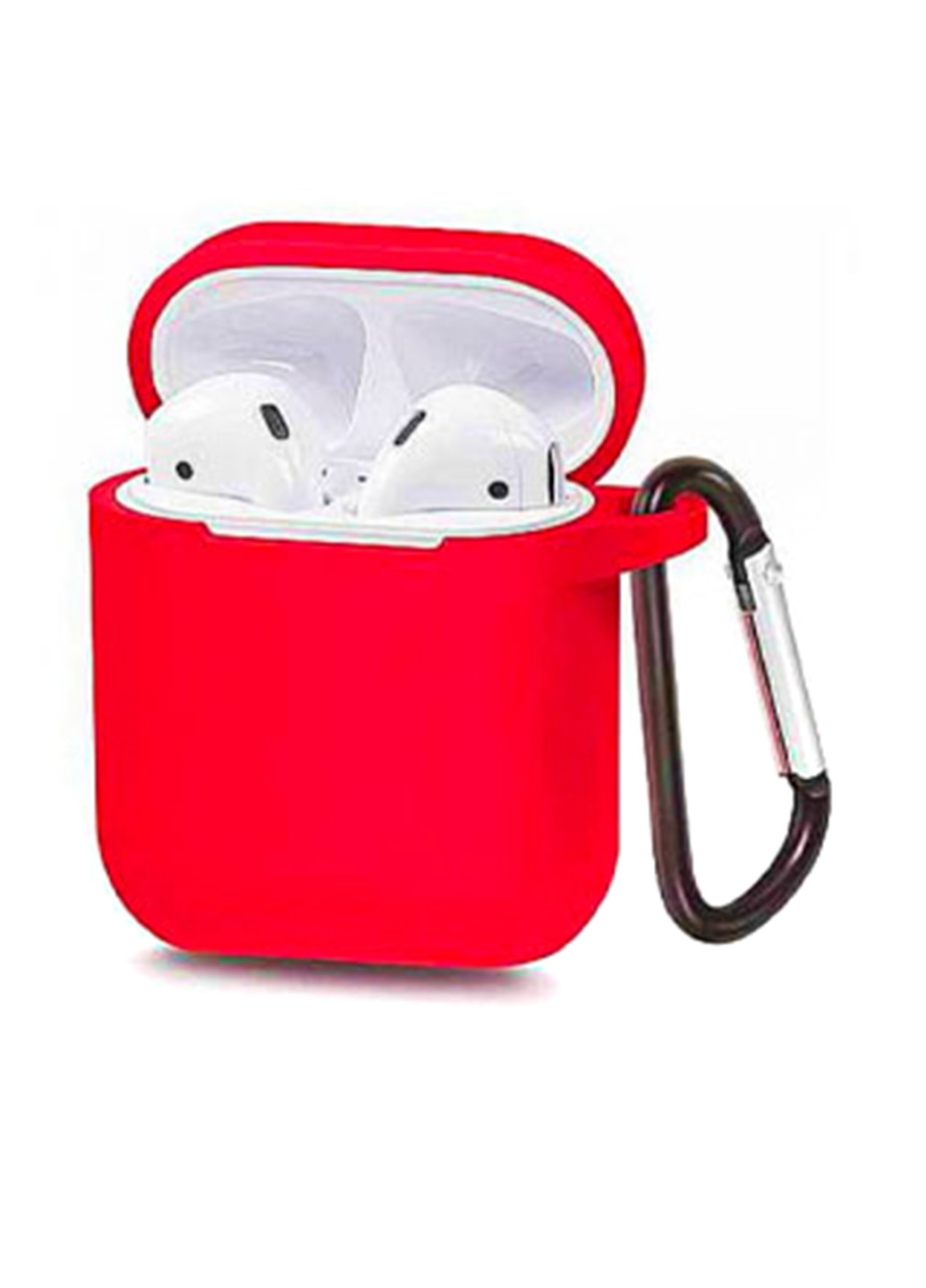 Чехол Liquid Silicone Case Blueo for apple airpods with carbine dynamic red (178099595)