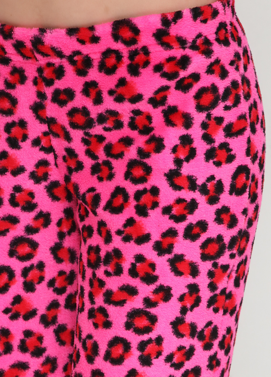 Розовые домашние демисезонные прямые брюки Seven Apparel