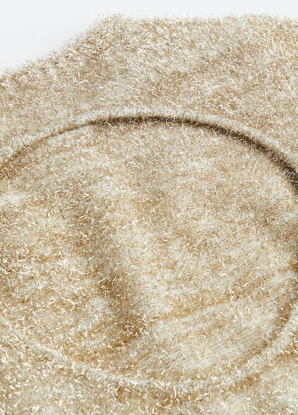 Бежевое кэжуал, вечернее платье платье-свитер H&M меланжевое