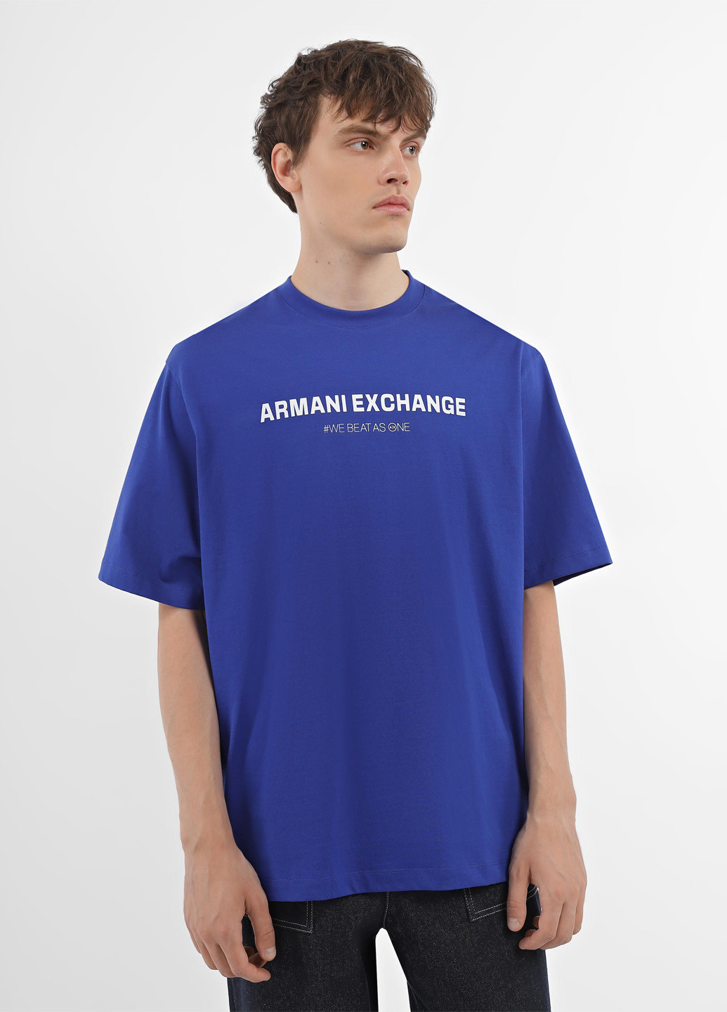 Синя футболка Armani Exchange