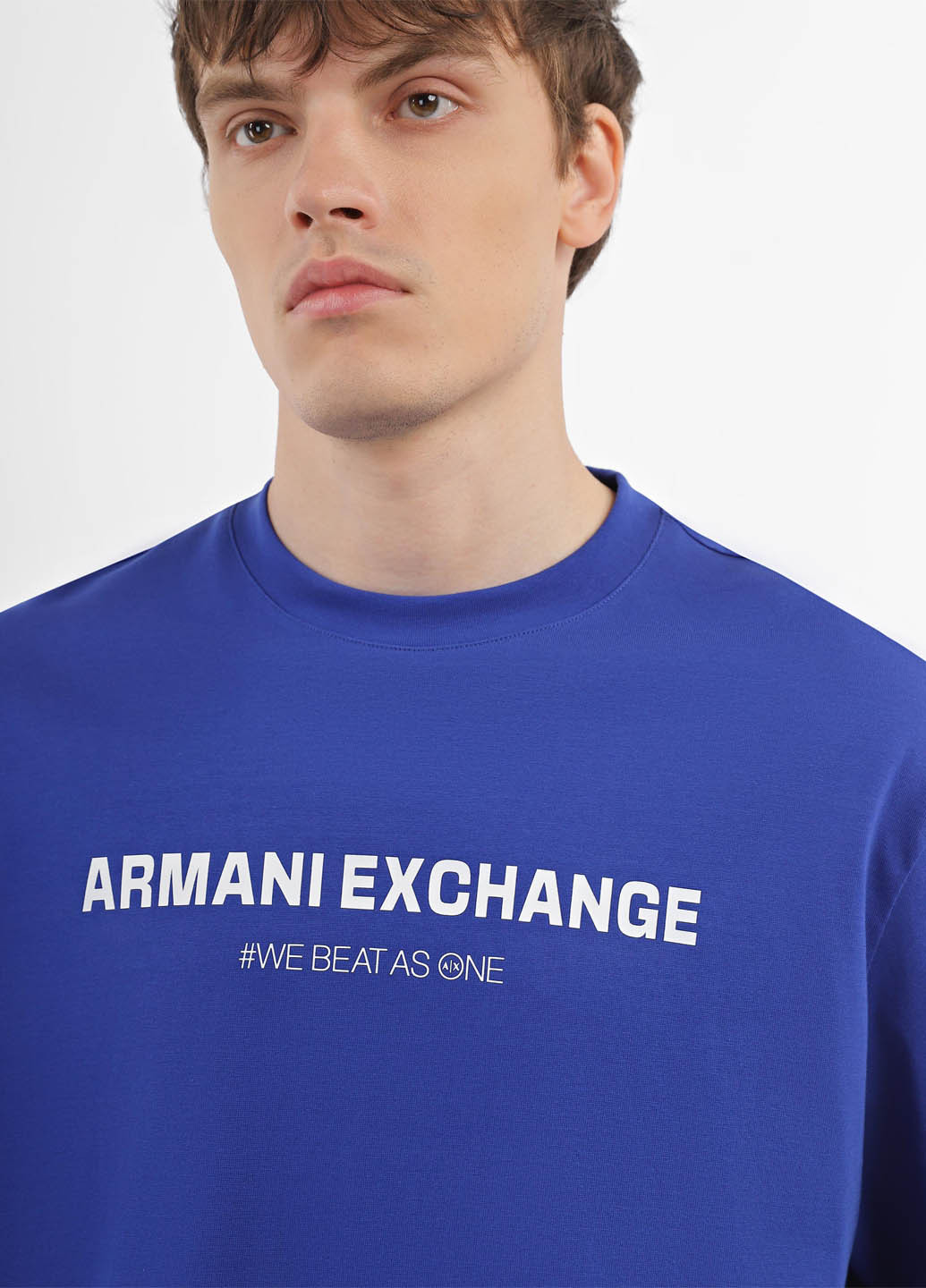 Синя футболка Armani Exchange