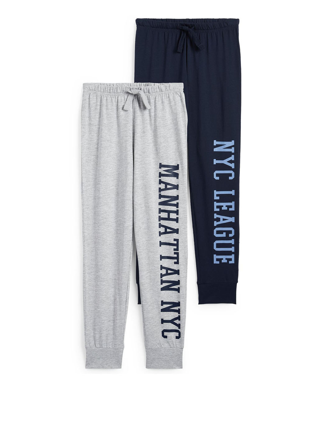 Комбинированные домашние демисезонные брюки джоггеры C&A