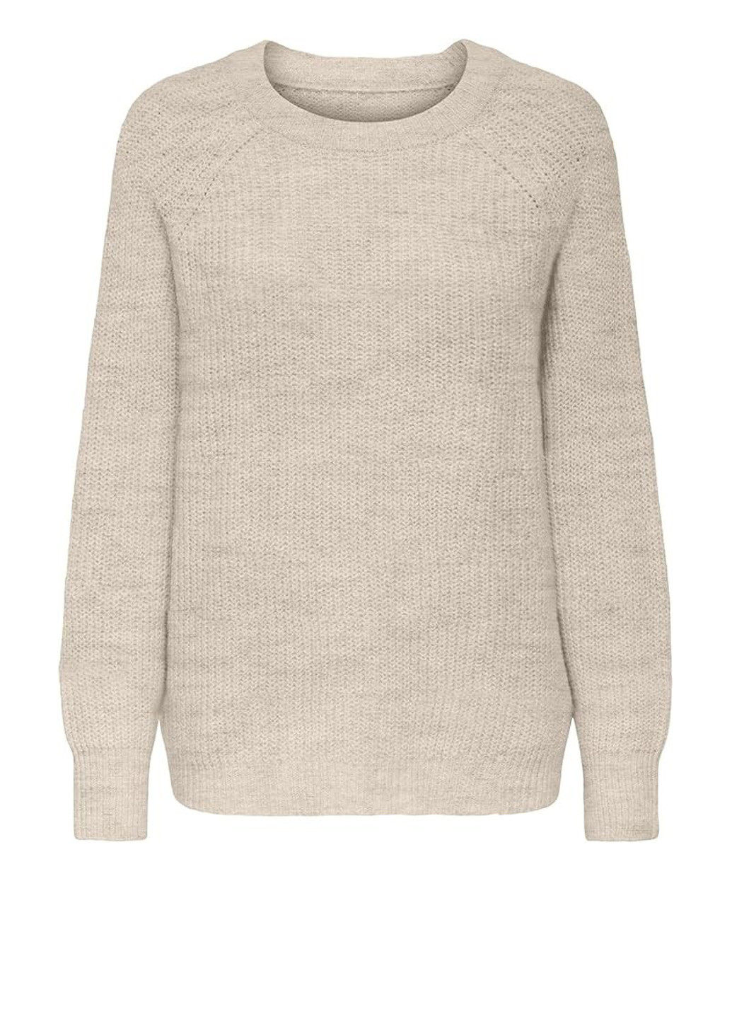 Бежевый демисезонный свитер джемпер Only