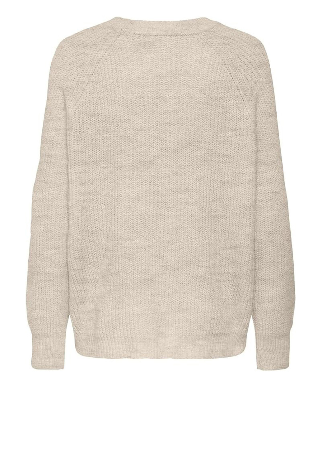 Бежевый демисезонный свитер джемпер Only