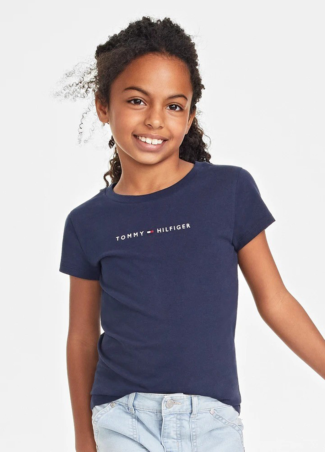 Синяя демисезонная футболка Tommy Hilfiger