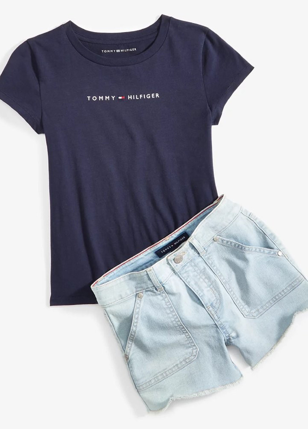 Синяя демисезонная футболка Tommy Hilfiger