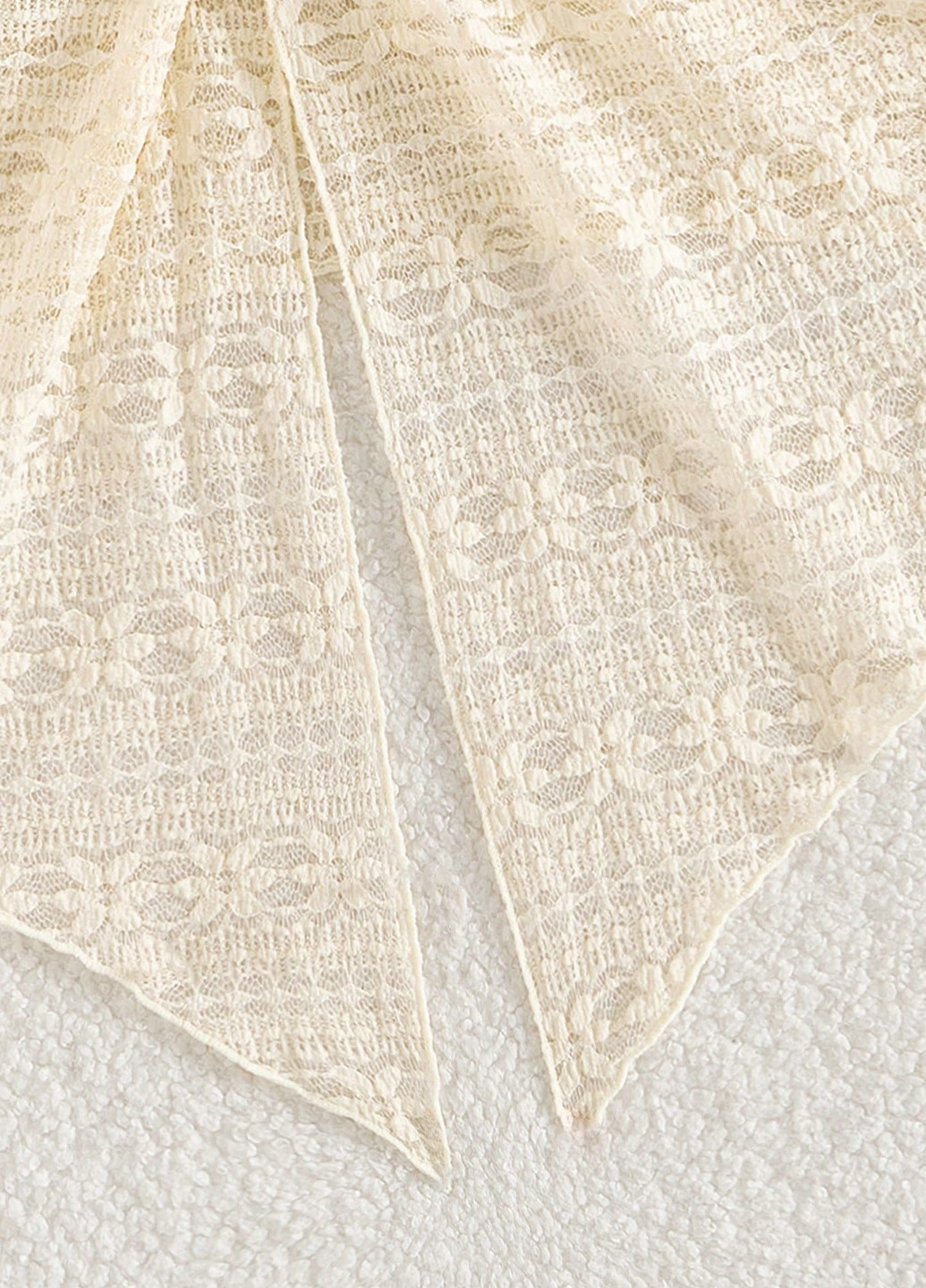 Кремовий літній купальник (ліф, трусики) танкіні, роздільний SHEIN