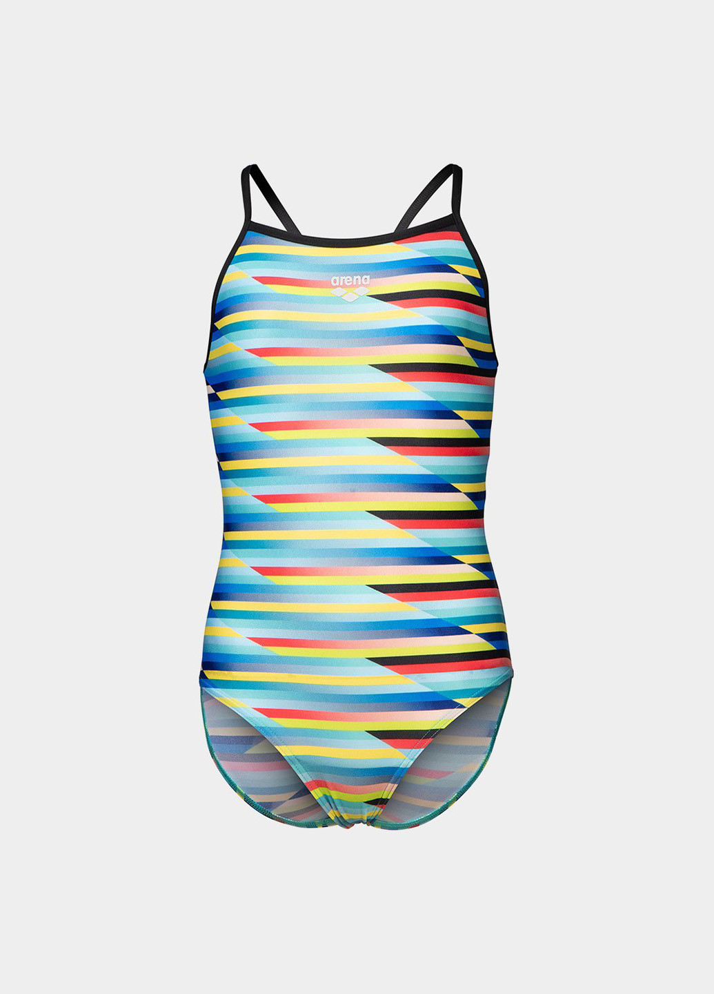 Комбинированный летний купальник слитный Arena RACING STRIPE SWIMSUIT LIGHTDR