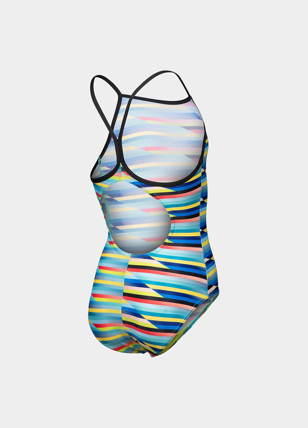 Комбинированный летний купальник слитный Arena RACING STRIPE SWIMSUIT LIGHTDR