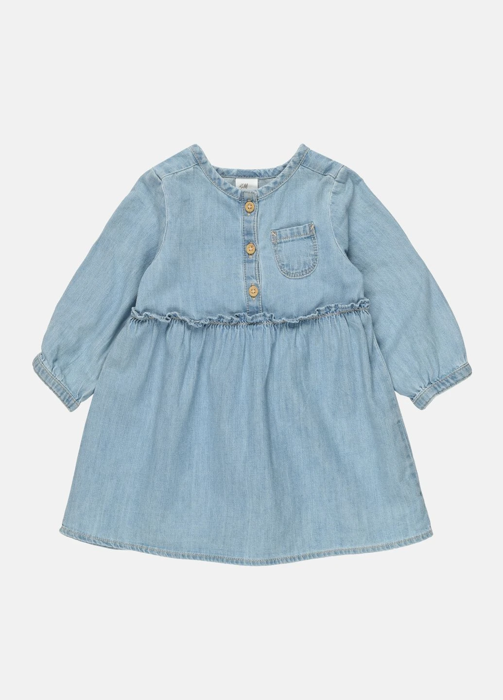Голубое платье H&M (219731037)