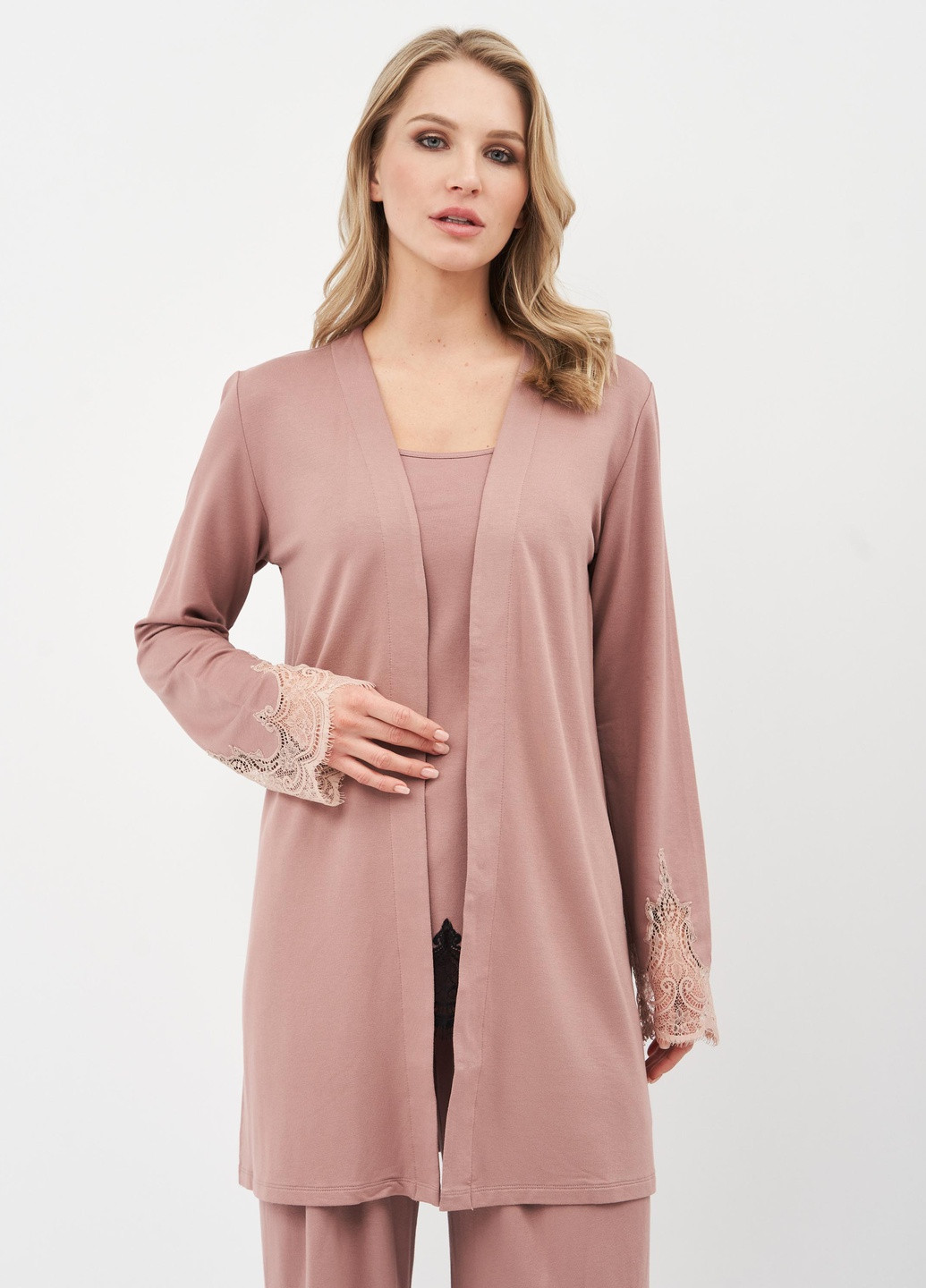 Кардиган жіночий XXL фіолетовий 10706C Effetto (254797178)