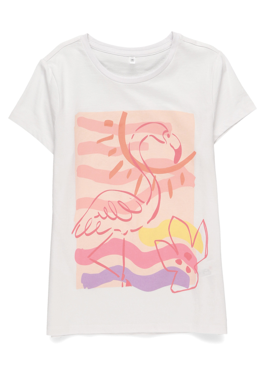 Розовый летний комплект (футболка (3 шт.), шорти (3 шт.)) C&A