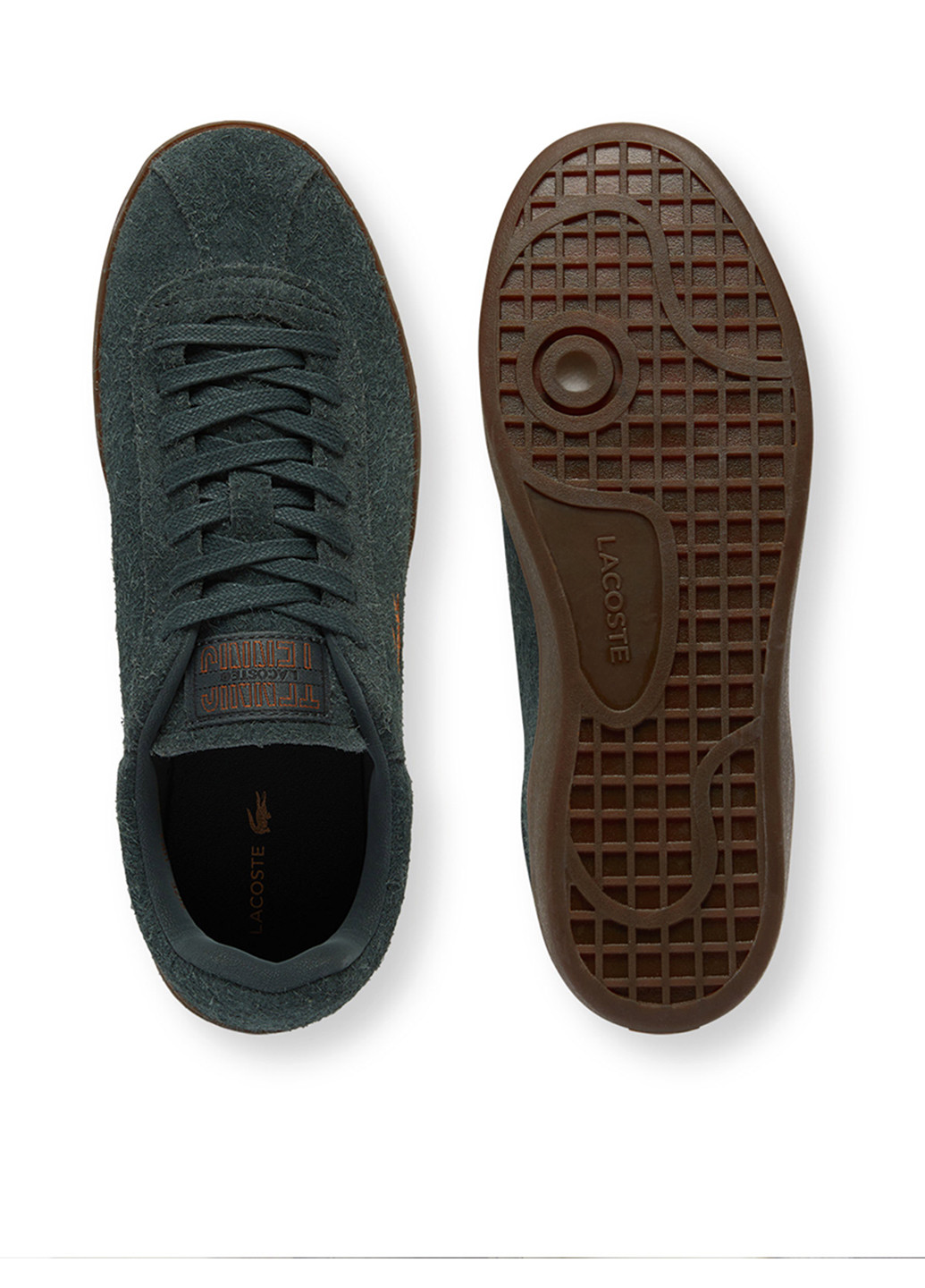 Темно-зеленые кеды Lacoste Baseshot