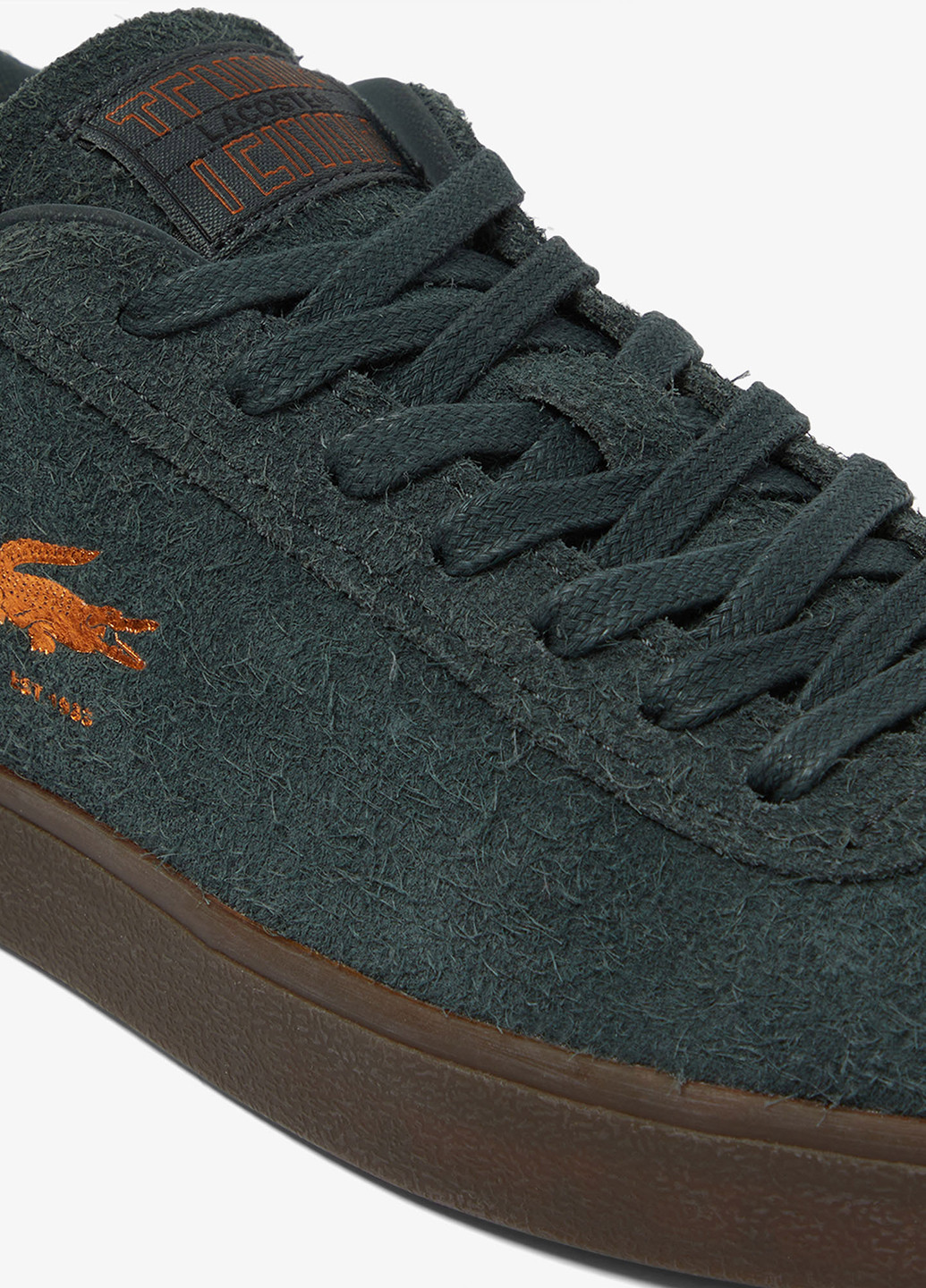 Темно-зеленые кеды Lacoste Baseshot