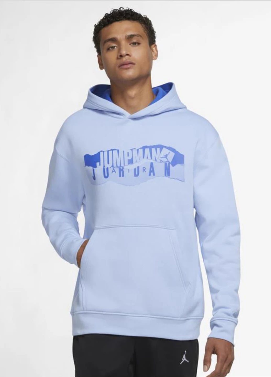 Худі DH5481-469 Jordan Men's Essential Fleece Graphic Hoodie Powder Blue (327053493)