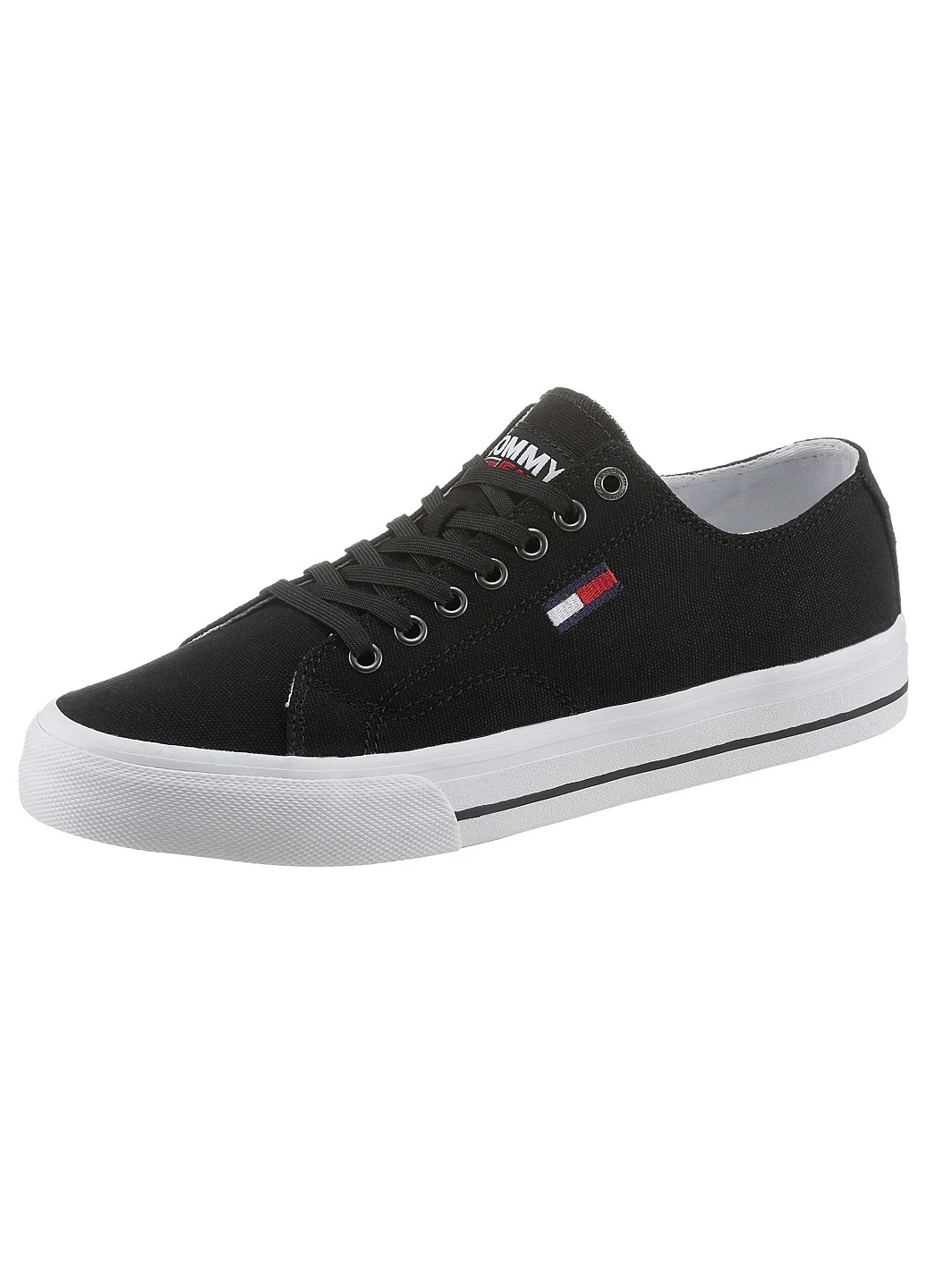 Черные кеды Tommy Jeans