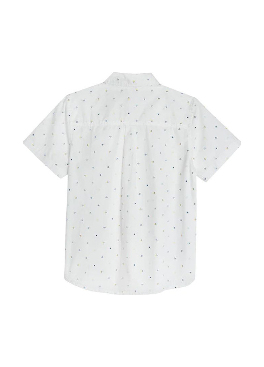 Белая кэжуал рубашка с геометрическим узором Cool Club