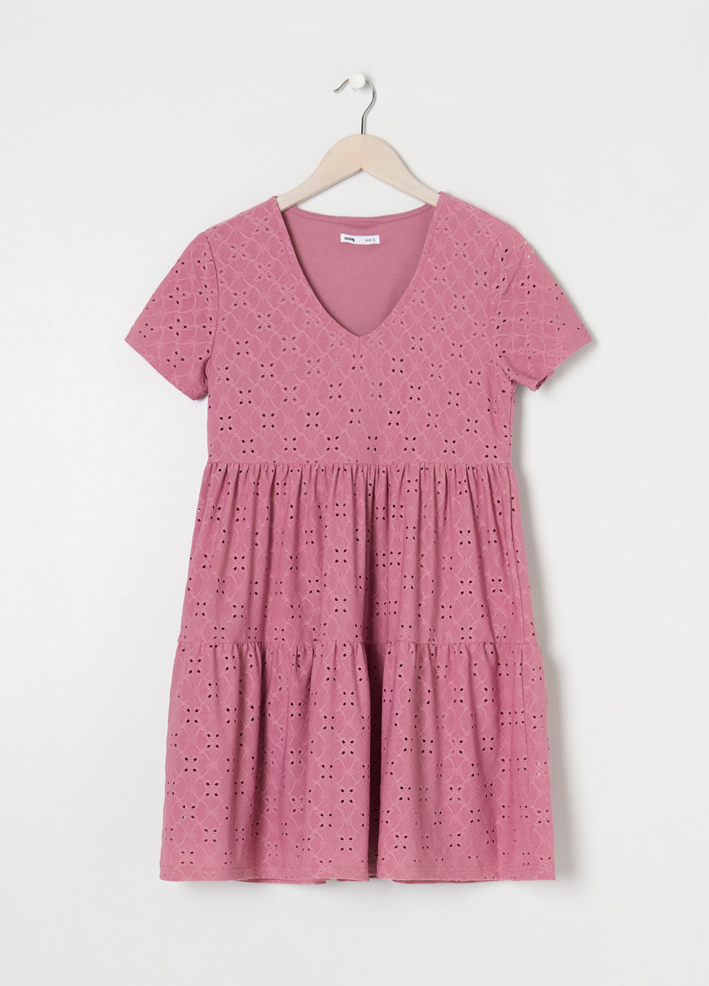 Рожева кежуал платье кльош Sinsay однотонна