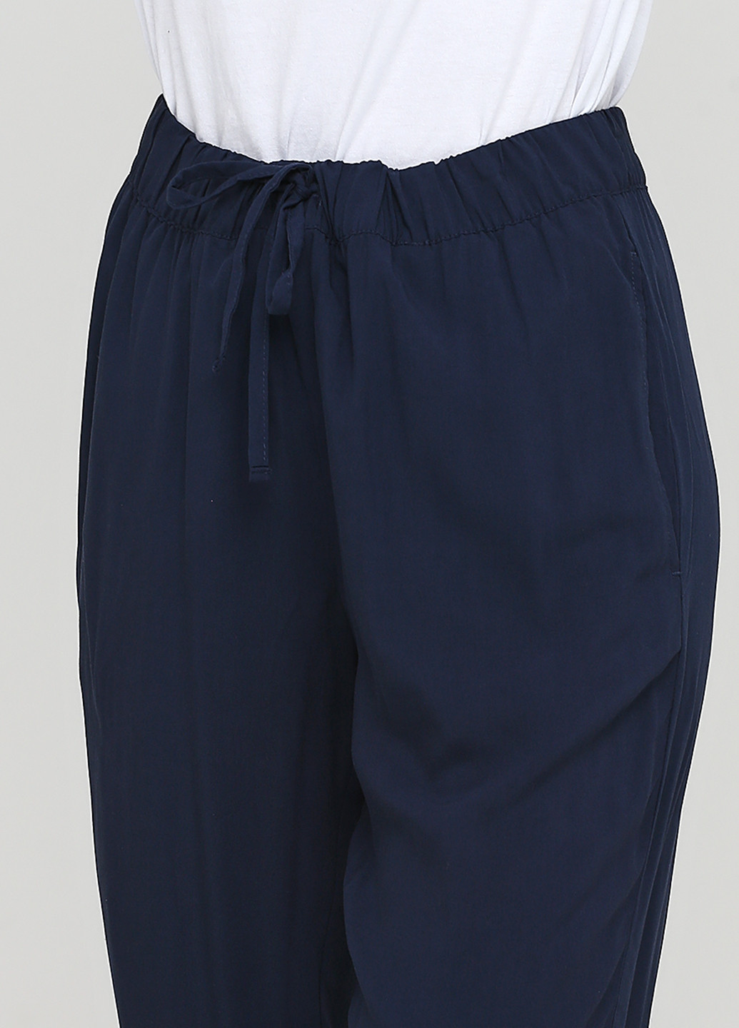 Темно-синие кэжуал демисезонные зауженные брюки Esmara