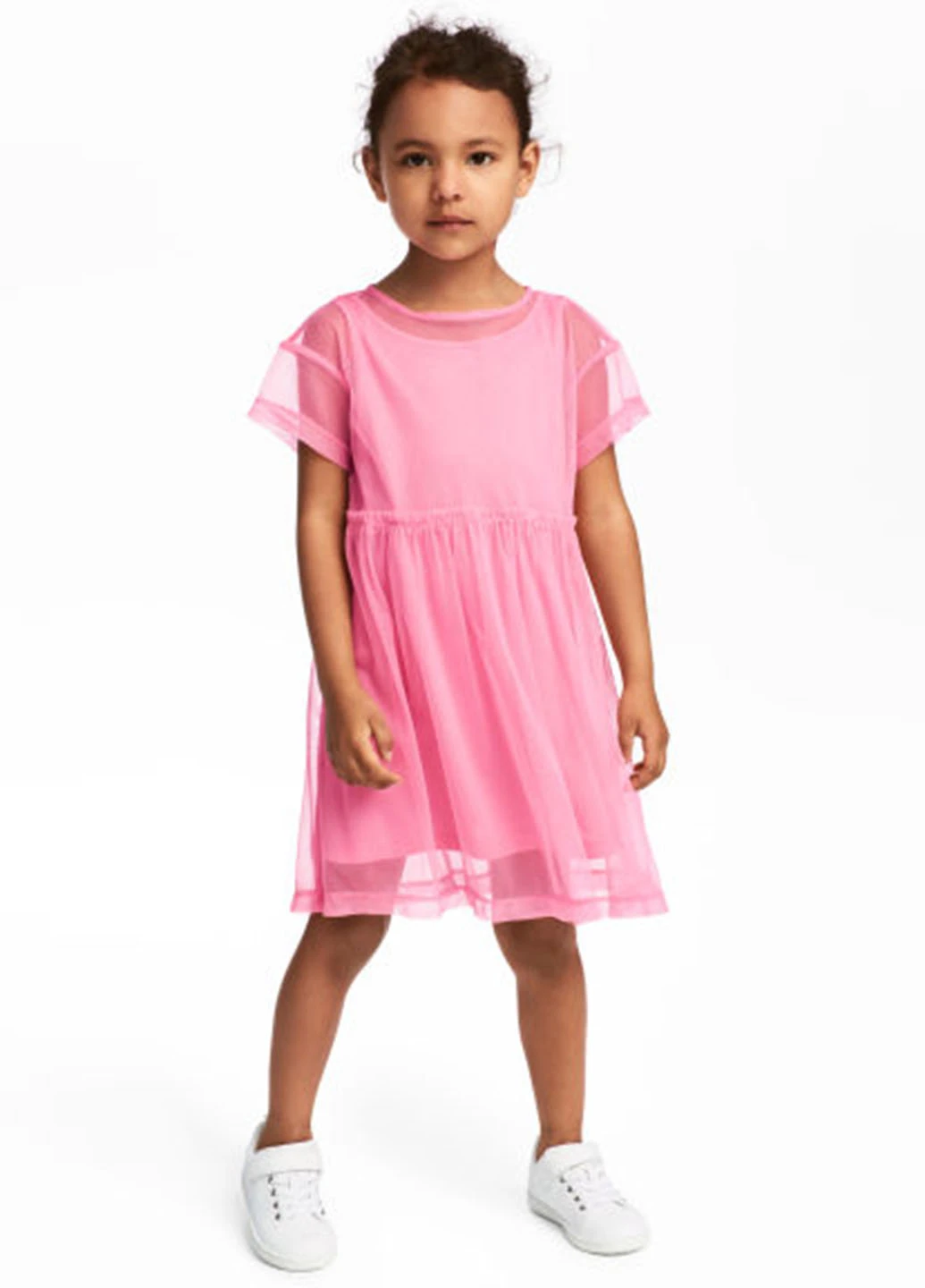 Розовое платье H&M (89949847)