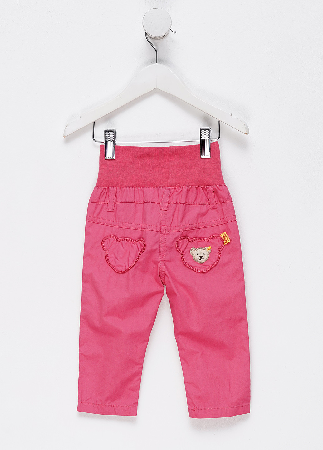 Розовые кэжуал летние прямые брюки Steiff