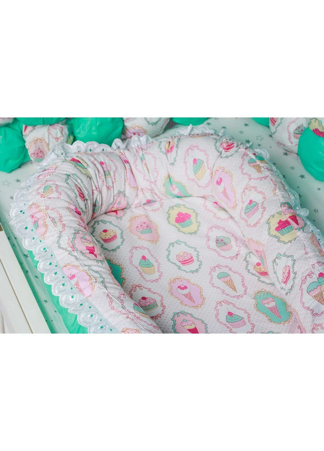 Кокон для новонароджених 60/35 Комбінований Color Dreams (223535666)