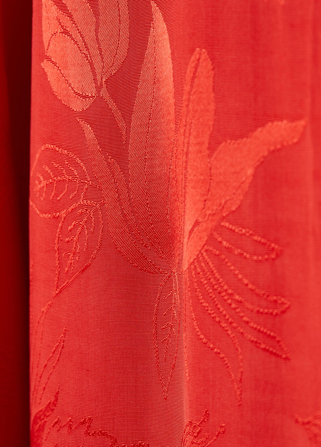 Червона вечірня сукня H&M з квітковим принтом